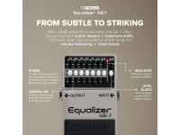 <b>Pedal compacto BOSS GE-7 Equalizador gráfico 7 bandas Multi-aplicações BEST-SELLER</b> <b>Pedal compacto BOSS GE-7 Equalizador gráfico 7 bandas Multi-aplicações BEST-SELLER</b>